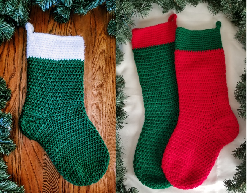 2 Similar Christmas Stockings